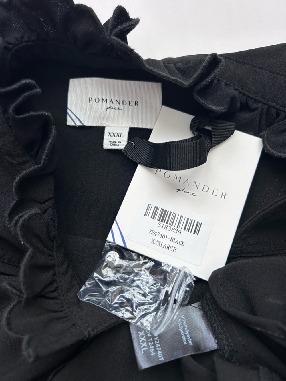 Tuckernuck Pommander Place Black Selena Mini Dress SIze XXXL NWT - Picture 12 of 16